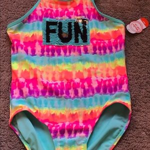 Tie dye swimsuit